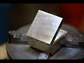 The making of a sterling silver, folded box with flush hinge