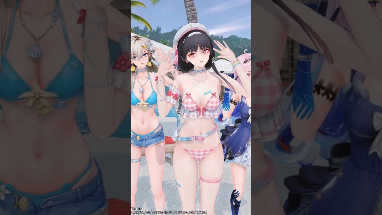 [Wuthering Waves] 'SUMMER' 파티에 오신 것을 환영합니다 | Lynae, Chisa, Denia [MMD]