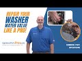 How to replace a kenmore washer water valve wp3979346