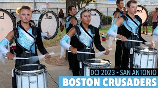 Boston Crusaders 2023 | In The Lot - DCI San Antonio Part 1 - 4K