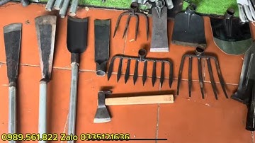 BÚA 3 CHỨC NĂNG THÉP NHÍP XE CÀO 5 RĂNG CÀO 4 RĂNG DẦM CHUỐI ĐÀO MĂNG ĐÀO CHUỘT