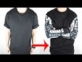 DIY: T-shirt to Long Sleeve Tee Tutorial | KAD Customs #43