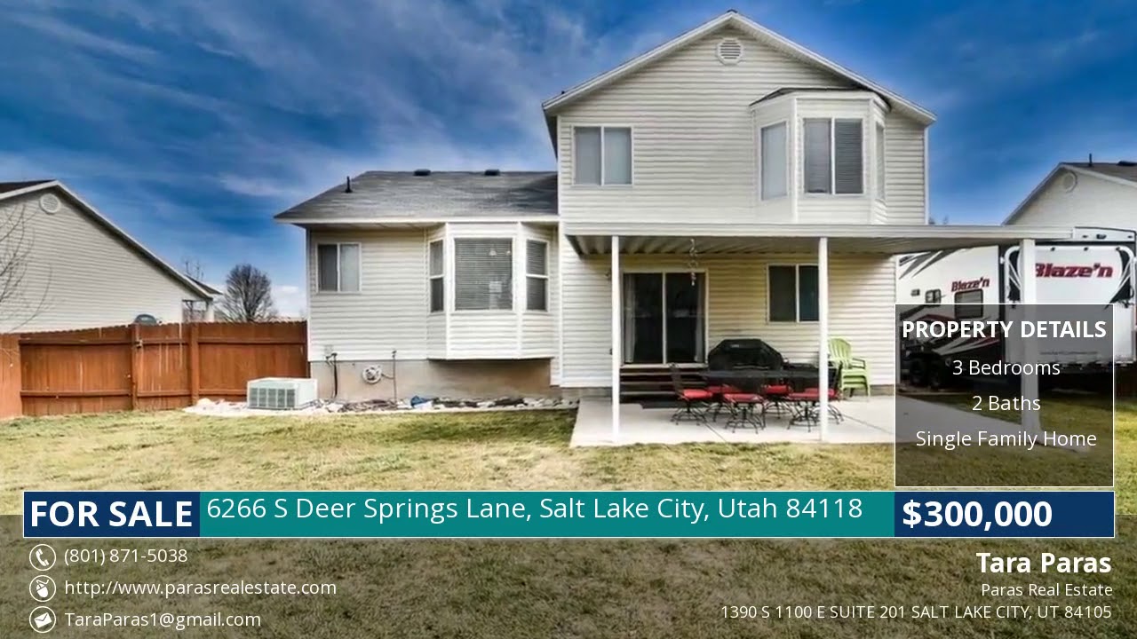 Salt Lake Home for Sale RV Parking YouTube
