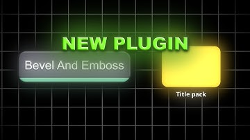 "Bevel And Emboss" in DaVinci Resolve (+Title Pack)