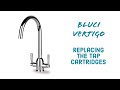 BLUCI VERTIGO - Removing handles and replacing the tap cartridges valves fix dripping tap