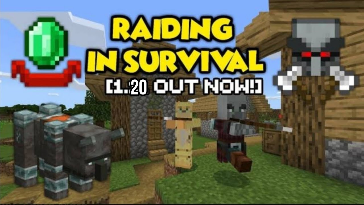 pillager ride in survival Minecraft pocket edition SMP in Tamil YouTube