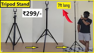 Best tripod stand 🔥 with universal mobile holder | 7 feet ⚡, 360° rotation, Aluminium body 🔥