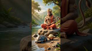 हनुमान जी की गदा लेने आया ये कछुआ कौन था 😲 #shorts #bhakti #ram #hanuman #mhacommunity #montage