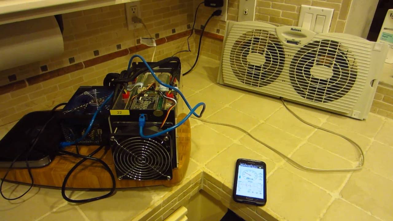 Bitmain Antminer S5 Noise Level Vs. Holmes Dual Window Fans - Decibel Meter  - Bitcoin Mining - YouTube