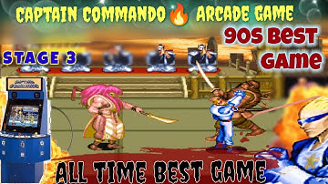 Captain Commando Arcade fighting game 🔥 happiness in childhood🔥