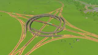 Fast Change Train Intersection - Cities: Skylines