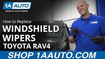 How to Replace Wiper Blade 2006-2012 Toyota Rav4