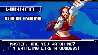 The King Of Fighters 2003 pcsx2ps2 Single Mode Playthrough With Athena Asamiya level 4