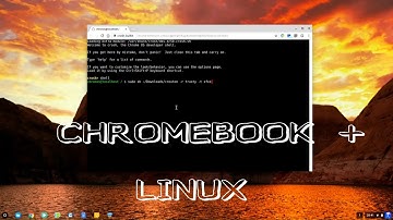 Installing Linux on a Chromebook with Crouton