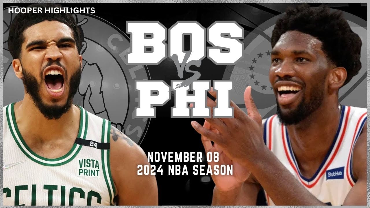 Boston Celtics vs Philadelphia 76ers Full Game Highlights | Nov 8 | 2024 NBA Season