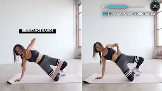 Tiny Waist & Round Butt Workout | At Home Hourglass Challenge 🍑