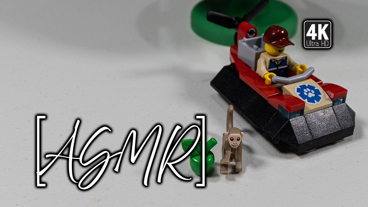 [ASMR] Wildlife Rescue Hovercraft - 30570 - Relaxing LEGO Building - No Talking