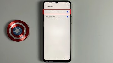 Display real time network speed on Vivo Y33s Android 11