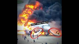 Don't Open This Plane Slide! 😱
