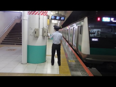 埼京線大宮駅での車掌動作３