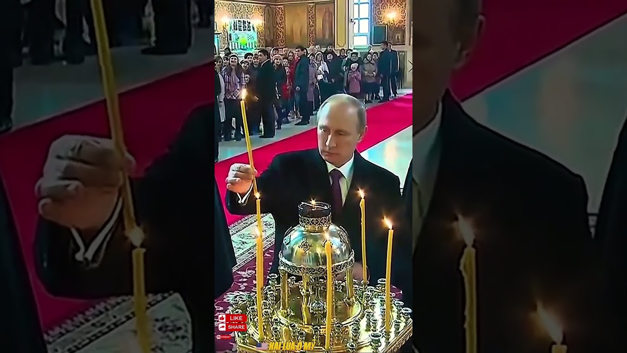 Putin Attends Orthodox Church Ceremony | A Moment of Faith