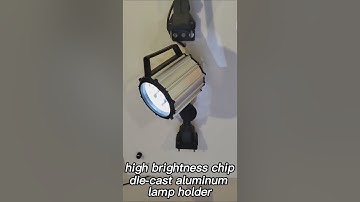 OUJVAN F6 24V/220V 9W Ip65 Flexible Long Arm Lamp Led Industrial Cnc Machine Gooseneck Work Light