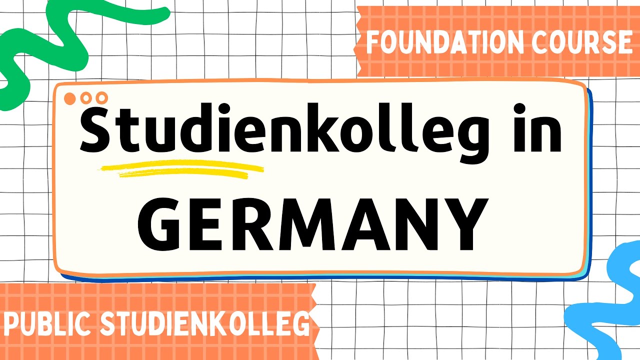 Public Studienkolleg in Germany | Bachelor in Germany - YouTube