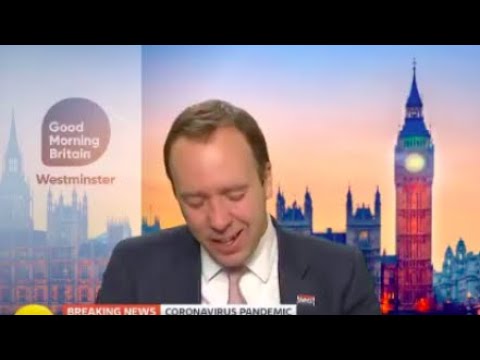 Matt Hancock fake crying on GMB - 8/12/2020