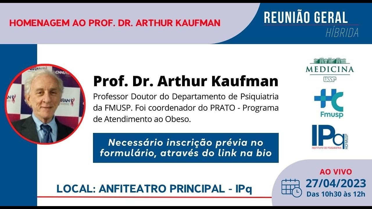 Homenagem ao Prof. Dr. Arthur Kaufman - YouTube