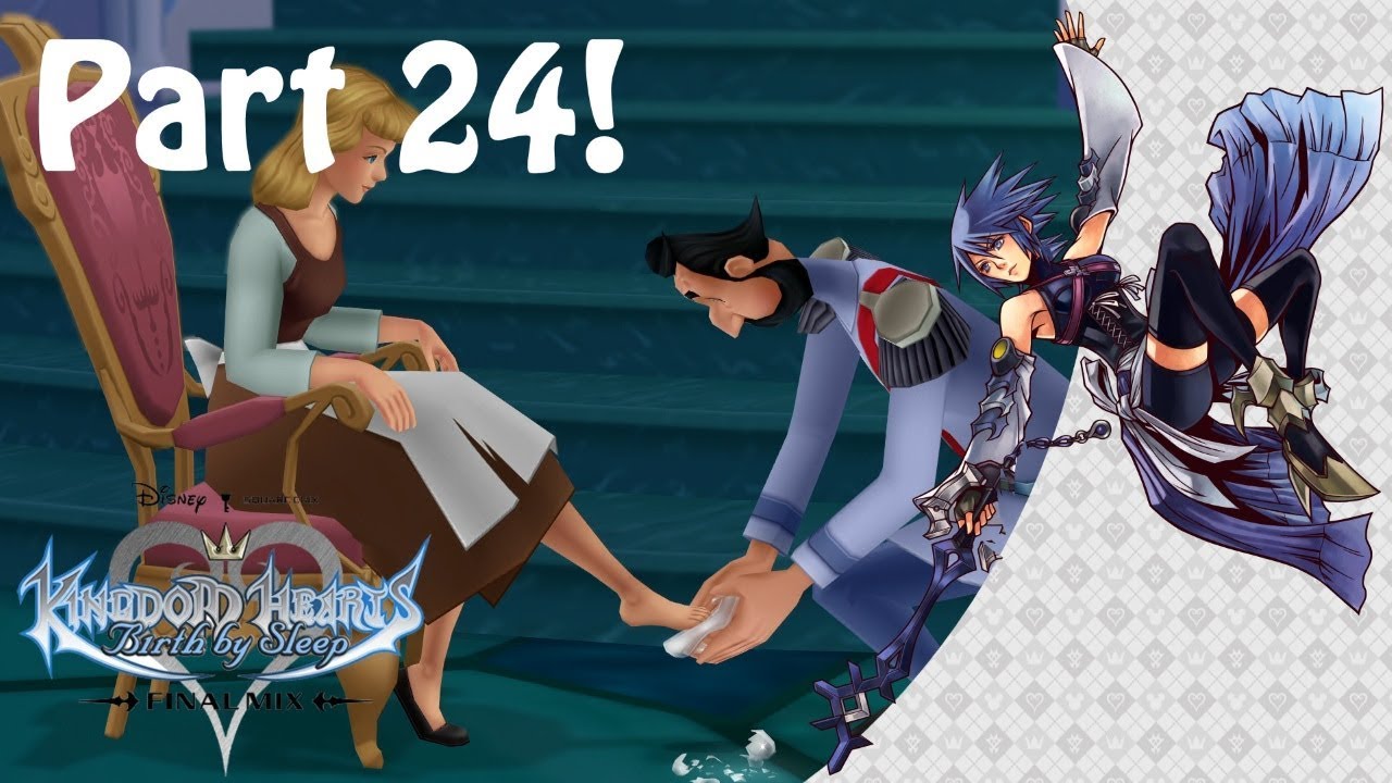 Kingdom Hearts Birth By Sleep Final Mix HD Part 24 Aqua The Glass