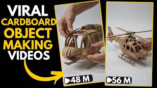 How to Create Viral DIY Cardboard Object Making Videos (100% Free AI Tools) screenshot 3