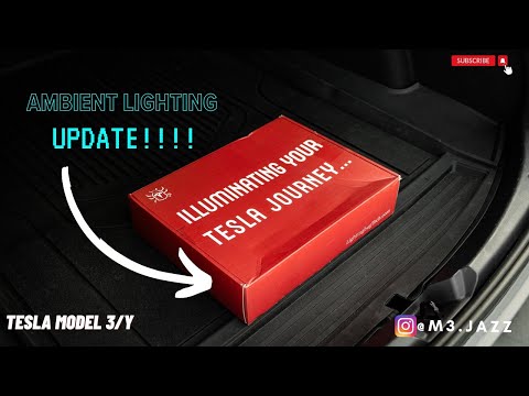 Tesla Ambient Lighting Installation