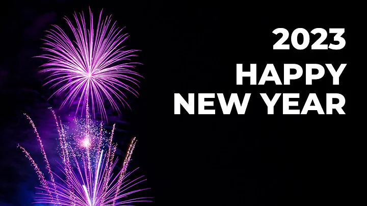 Happy New Year 2023: A Night to Remember with Amazing Fireworks Sound  🎇 | Countdown 2023 | 4K