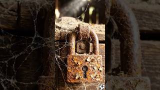 cleaning rusted lock of 1967 #2026