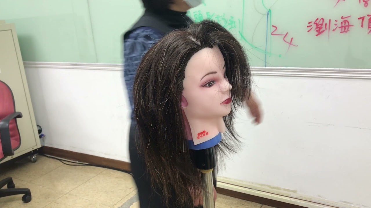 美髮乙級教學-長髮高層次