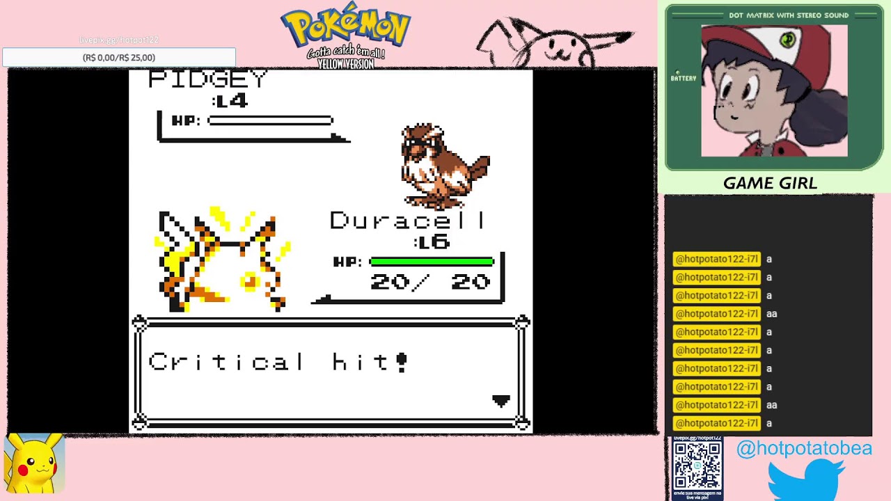 O desafio de todas as gerações - pokemon Yellow