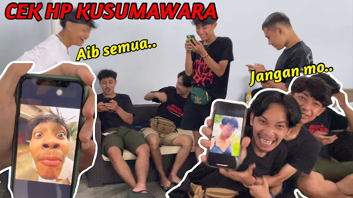 CEK HP KUSUMAWARA ISINYA AIB SEMUA..!!!