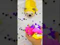 Reverse Magic ◀️ Colored Beads and More Running 🐶 #satisfying #shorts #marblerunandmore #reverse
