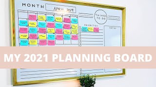 My 2021 Planning Board #planmas