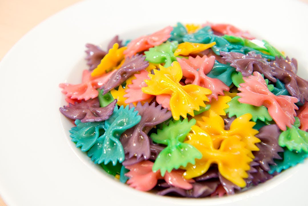 Pasta Arco Iris o Pasta de Colores, Rainbow Pasta - YouTube