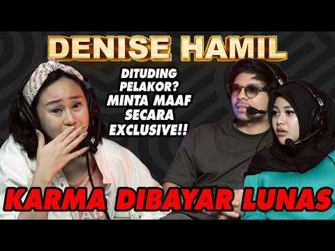 DENISE CHARIESTA TERIMA DITINGGAL SAAT HAMIL SEBAGAI BENTUK KARMA !!