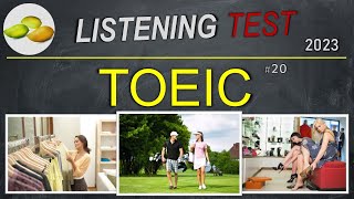 TOEIC Listening Test 20. TOEIC Asia set. Japan examination 2023 screenshot 5