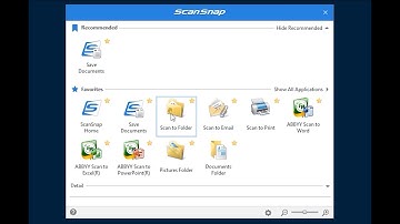 ScanSnap Home Tips : How to Use Quick Menu