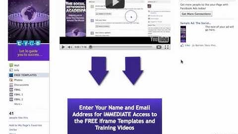The Social Networking Academy - How to Access the FREE IFrame Templates