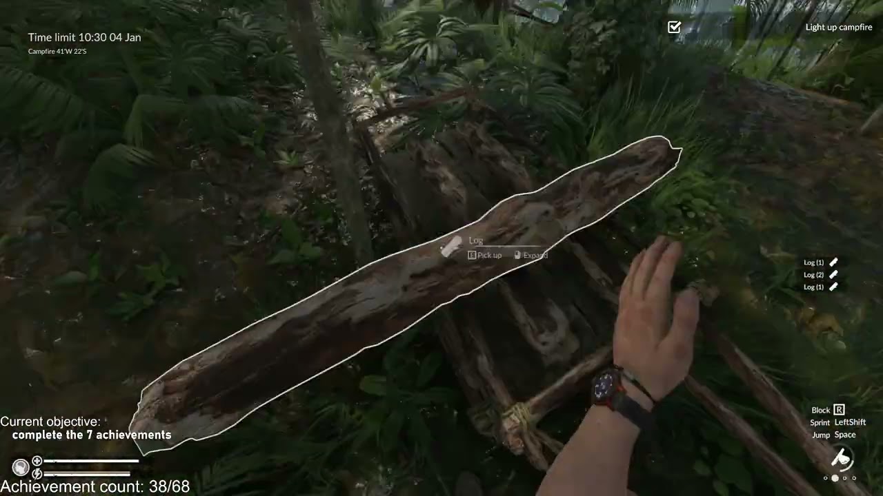 Green Hell road to 100% achievements - part 21 - completing the 7 challenges 1/5 challenge 1-2