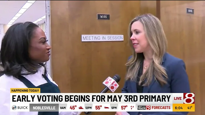 Early voting begins for May 3 primary