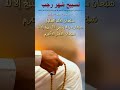 تسبيح شهر رجب السيد مهدي الحسيني الشيرازي