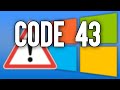 Tutoriel - Résoudre le "Code 43" sur Windows 8(.1)/7/10