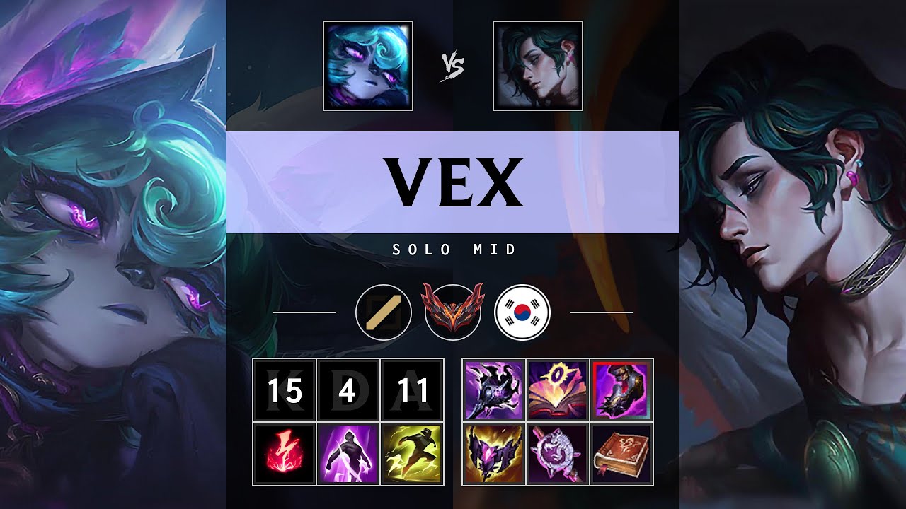 Vex Mid vs Hwei - KR Grandmaster Patch 25.19