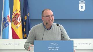 Miguel Tellado en rolda de prensa